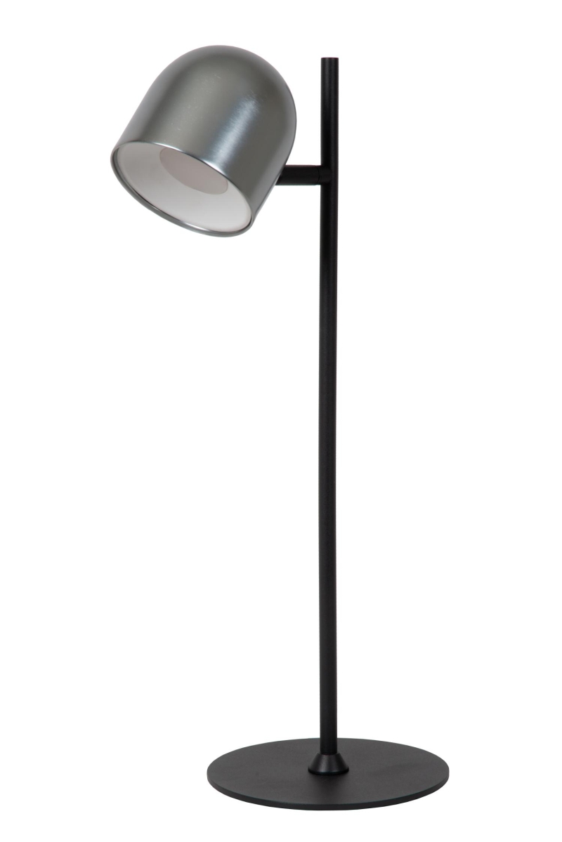 Lucide SKANSKA RECH - Rechargeable Desk lamp Indoor/Outdoor - Battery pack - LED Dim. - CCT - 1x3W 3000K/6000K - IP44 - Grey iron